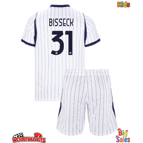 Inter Milan Yann Bisseck #31 Replica Away Stadium Kit for Kids 2026-27 Short Sleeve (+ pants)